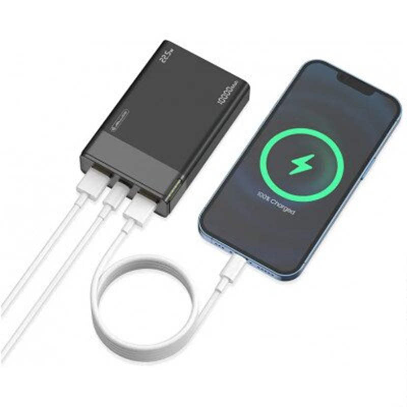 (10000mAh) QC3.0 USB-C Chargeur de batterie externe Banque d'alimentation portable (10000mAh) QC3.0 USB-C Chargeur de batterie externe Banque d'alimentation portable